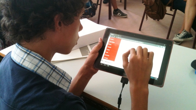 “Tablet” substitui manuais escolares no Alentejo “Tablet” substitui manuais escolares no Alentejo