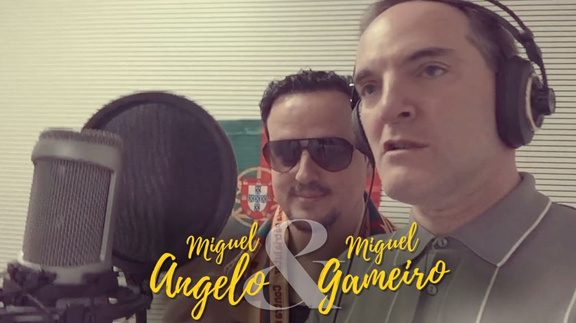Os Miguéis na nova Renascença a cantar o Hino de apoio ao Euro 2016!