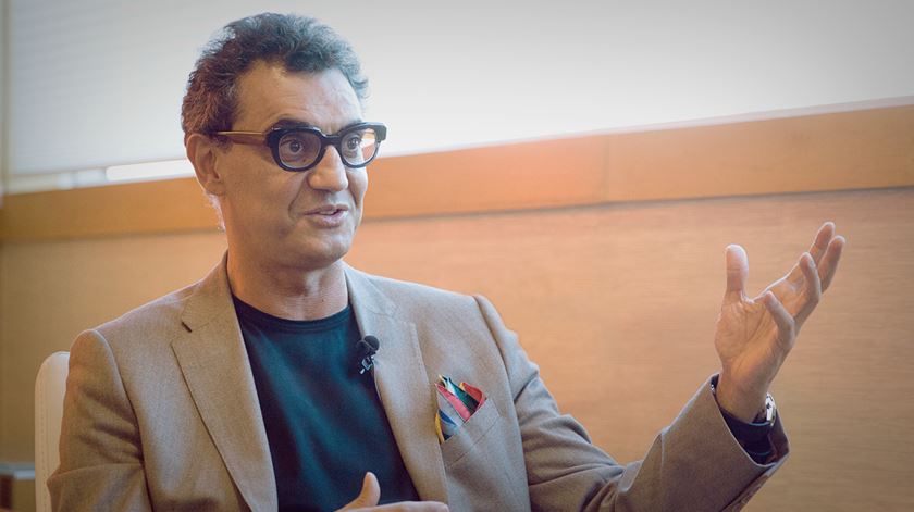 Entrevista ao candidato presidencial Jorge Sequeira na Renascença. Foto: Ricardo Fortunato/RR