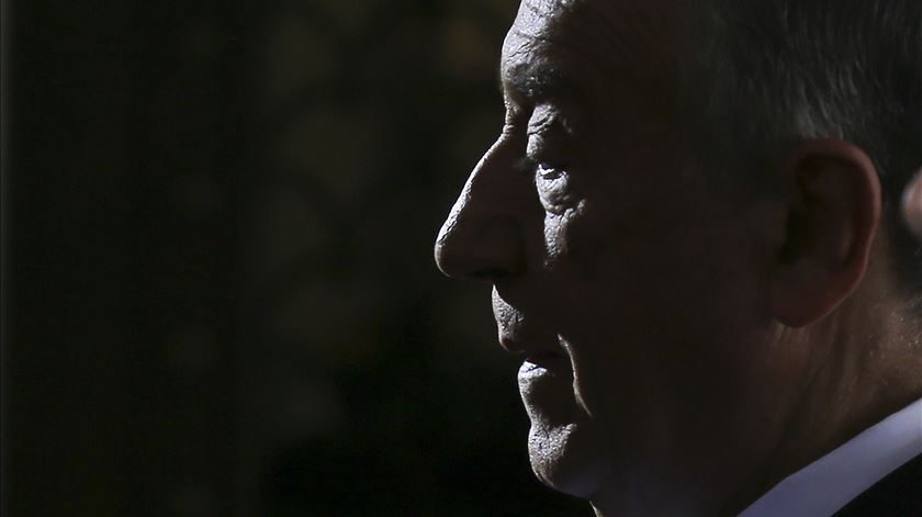 Marcelo momentos antes de tomar posse perante mais de 500 convidados. Foto: Miguel A. Lopes/Lusa