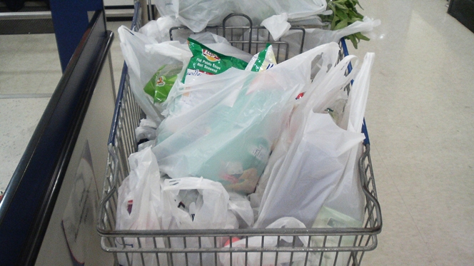 Oito cêntimos. Prepare-se para pagar pelos sacos de plástico